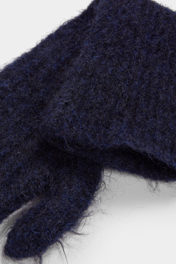 B.B. Wallace - Irwin Wool Mittens | One Size - Navy - ABASK