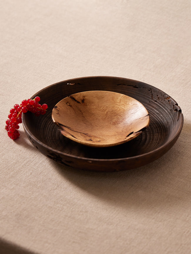 Thursday Furniture - Hand-Turned Oak Bowl - Natural - ABASK