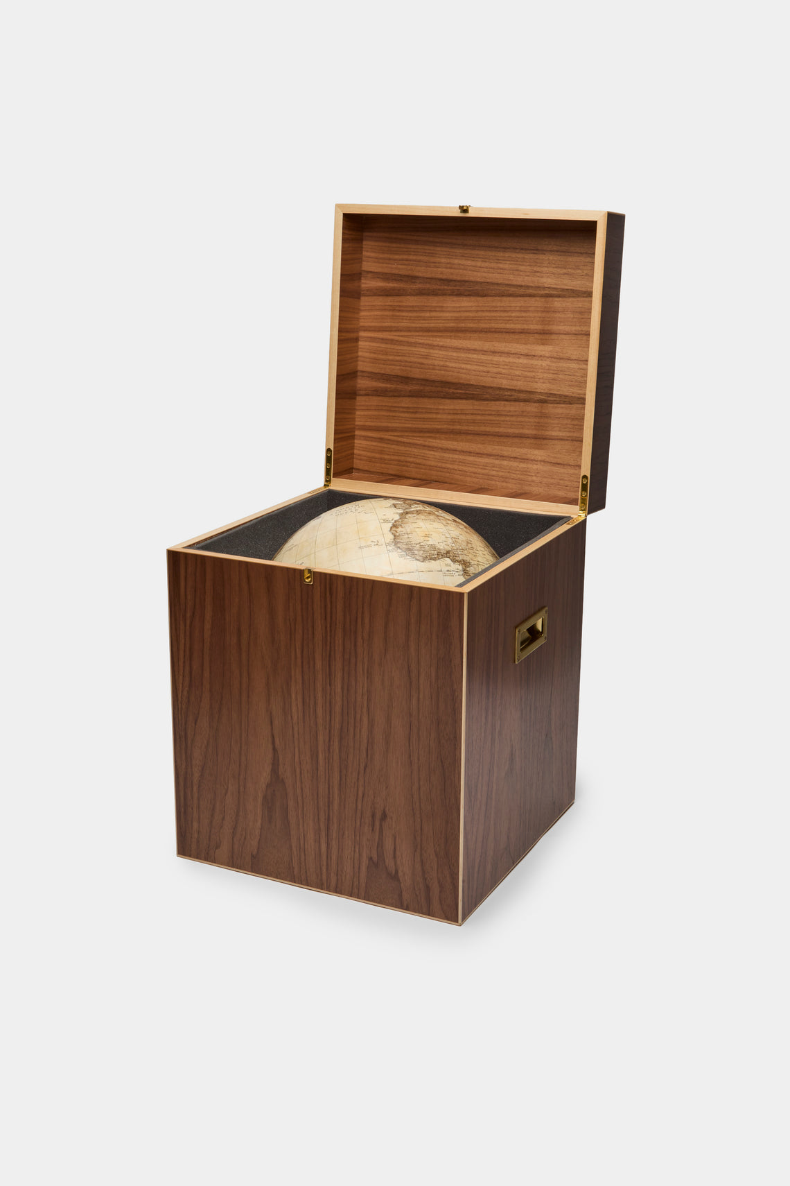 Leonardo Frigo - The Mocenigo Hand-Printed Globe on Oak Base (13.5in/35cm) - Brown - ABASK