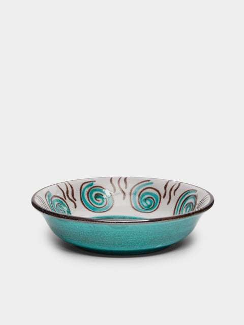 Ceramica Pinto - Vietri Hand-Painted Ceramic Pasta Bowls (Set of 4) -  - ABASK - 