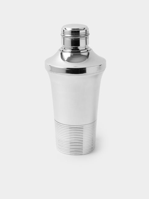 Antique and Vintage - Mid-Century Silver-Plated Cocktail Shaker - Silver - ABASK - 