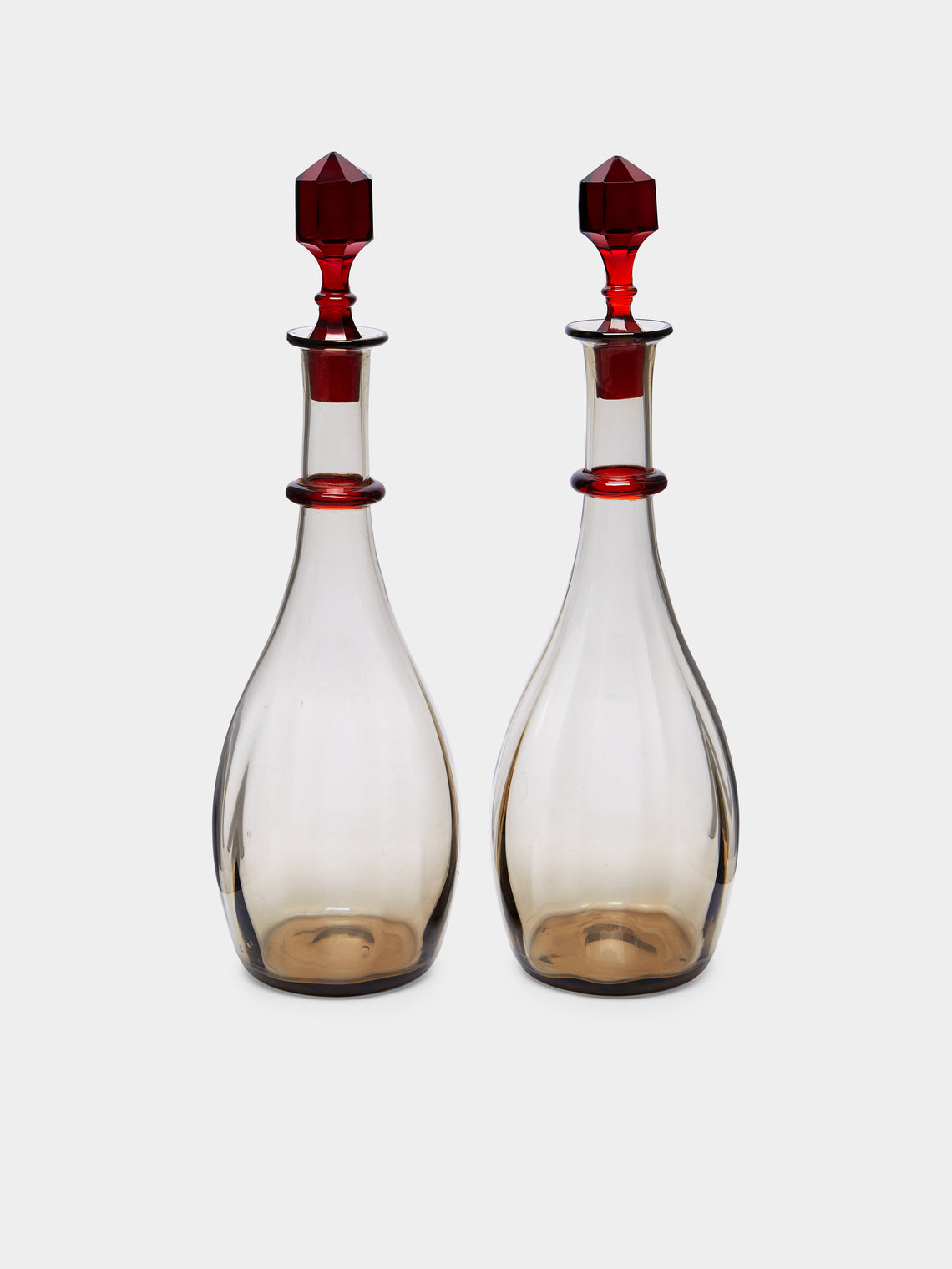 Antique and Vintage - 1900s Murano Glass Decanters (Set of 2) -  - ABASK