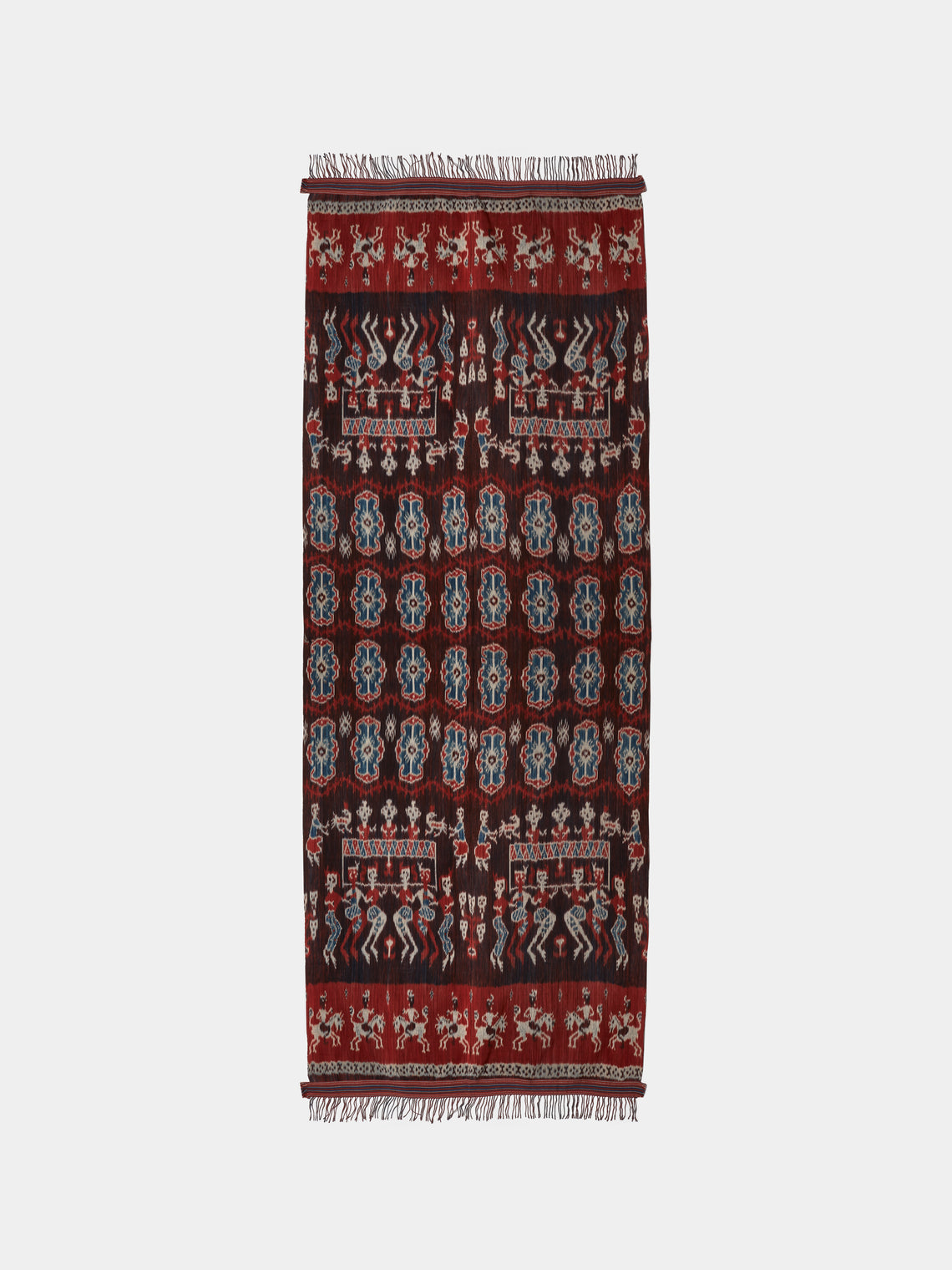 R Collective - Karihu Hayati Ikat Cotton Bed Blanket (106.5in/2.7m) - Multiple - ABASK - 