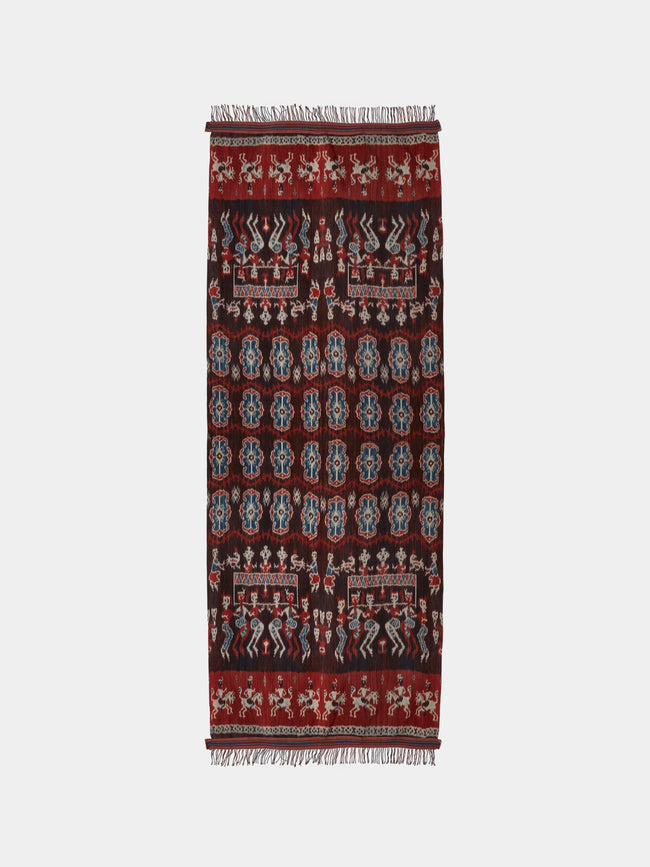 R Collective - Karihu Hayati Ikat Cotton Bed Blanket (106.5in/2.7m) - Multiple - ABASK - 