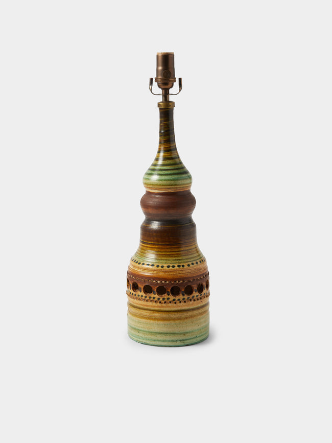 Antique and Vintage - 1960s Georges Pelletier Ceramic Table Lamp - Multiple - ABASK - 
