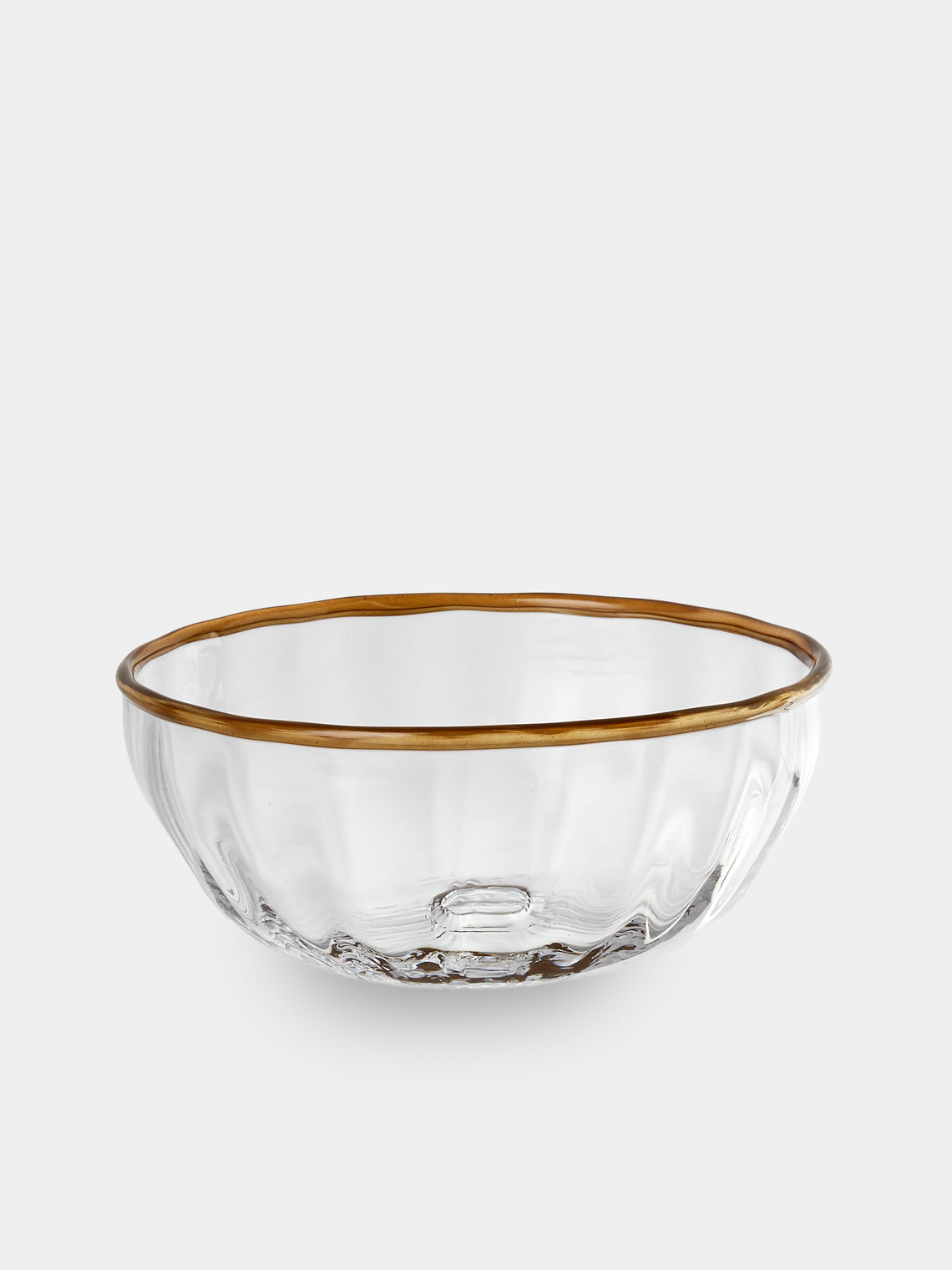 Akua Objects - Peter Hand-Blown Crystal Dessert Bowls (Set of 4) - Clear - ABASK- 