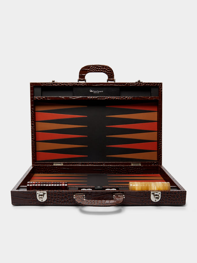 Renzo Romagnoli - Leather Backgammon Case -  - ABASK - 