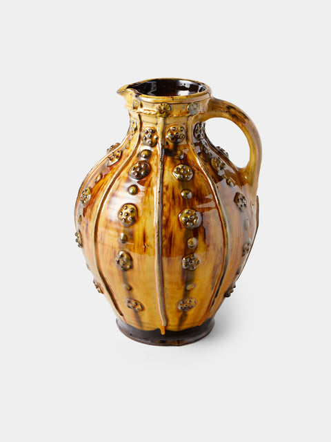 Fitch & McAndrew - Appliqué Slipware Jug - Brown - ABASK - 