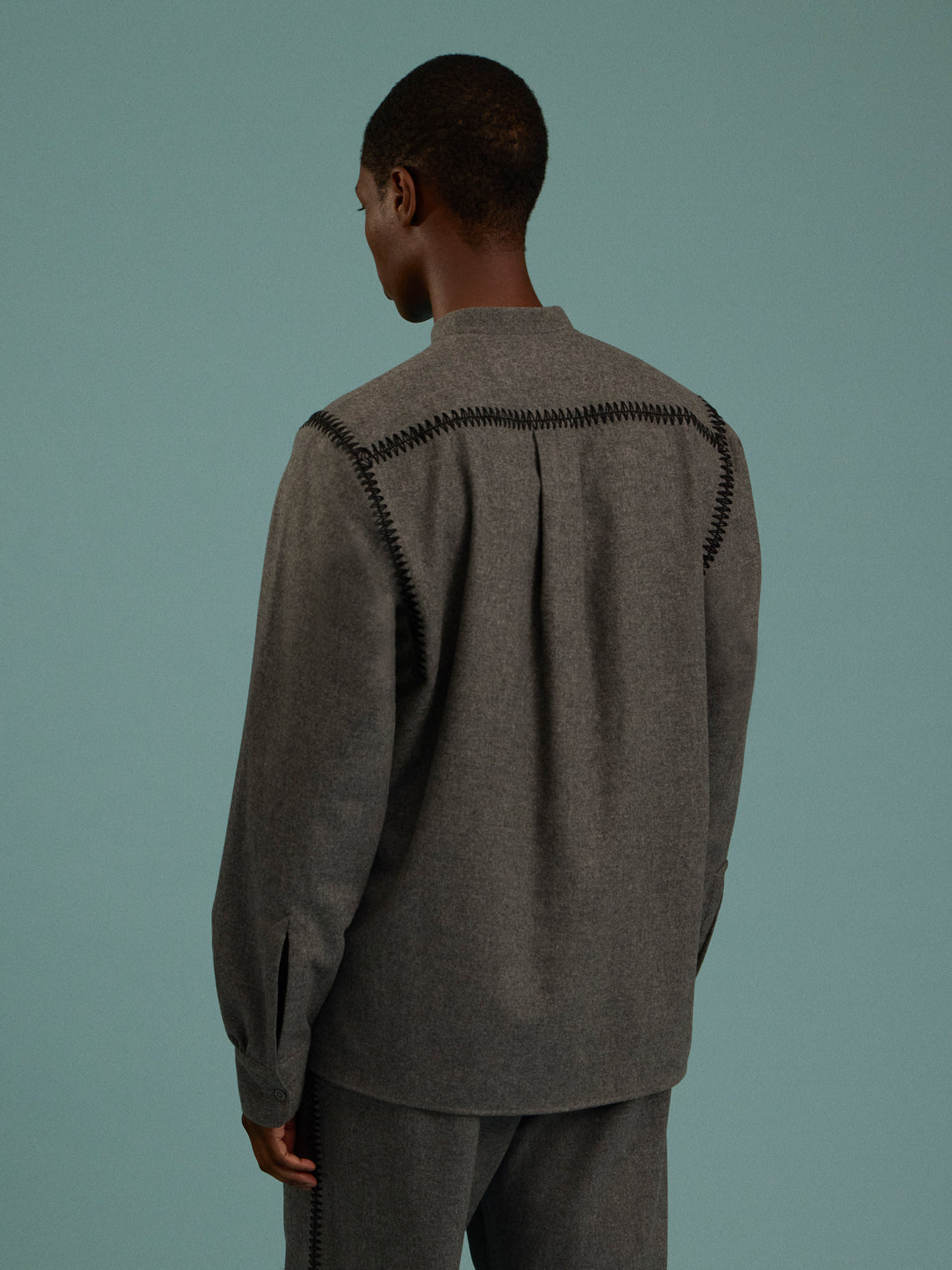 Sebline - Painter's Wool Shirt | Size: M/L - Gray - ABASK