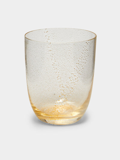 NasonMoretti - Aliseo Hand-Blown Murano Glass Water Tumbler - Gold - ABASK - 