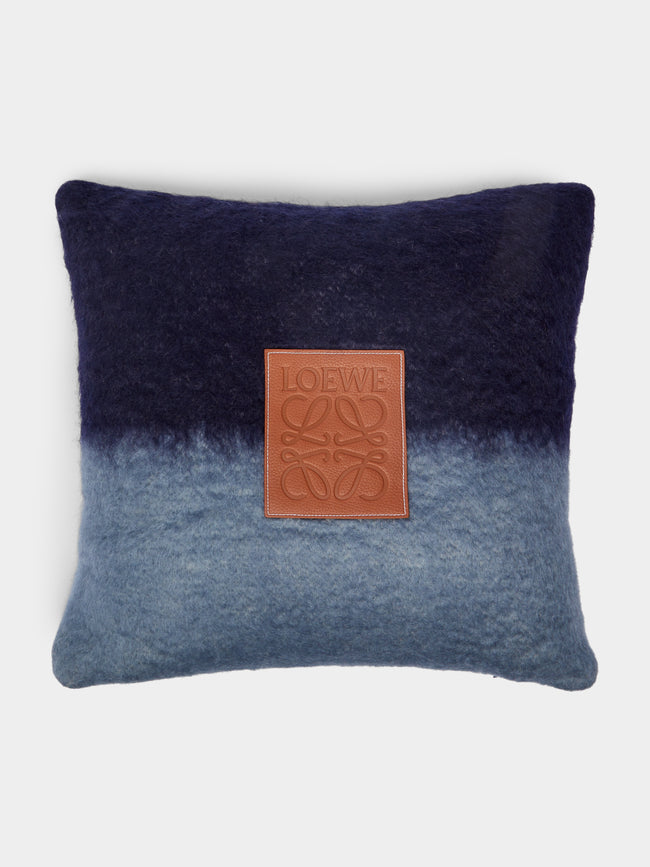 Loewe Home - Mohair Logo Cushion -  - ABASK - 