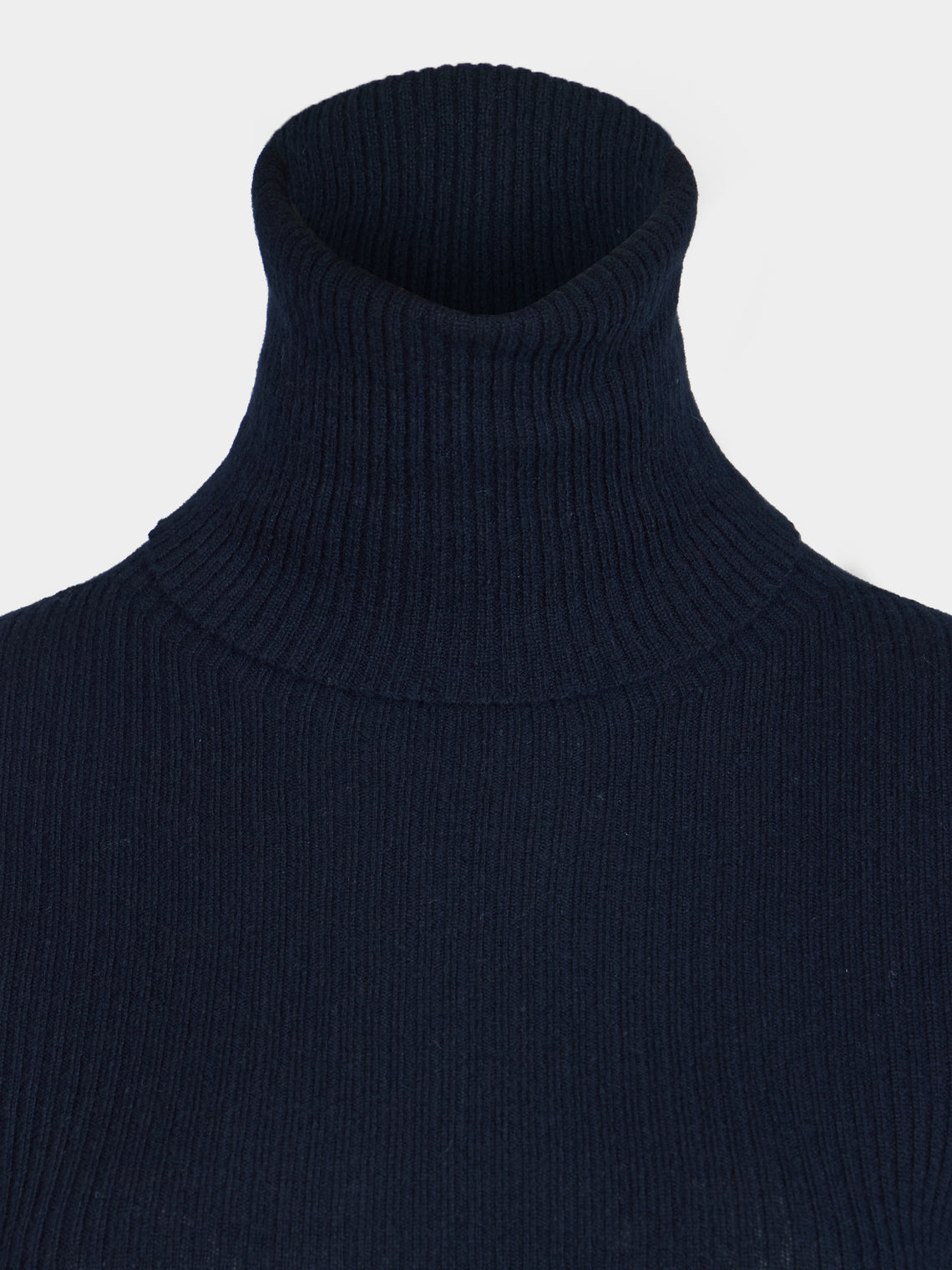 Arch4 - Izzy Baby Goat Cashmere Rollneck Top | Size: S - Navy - ABASK
