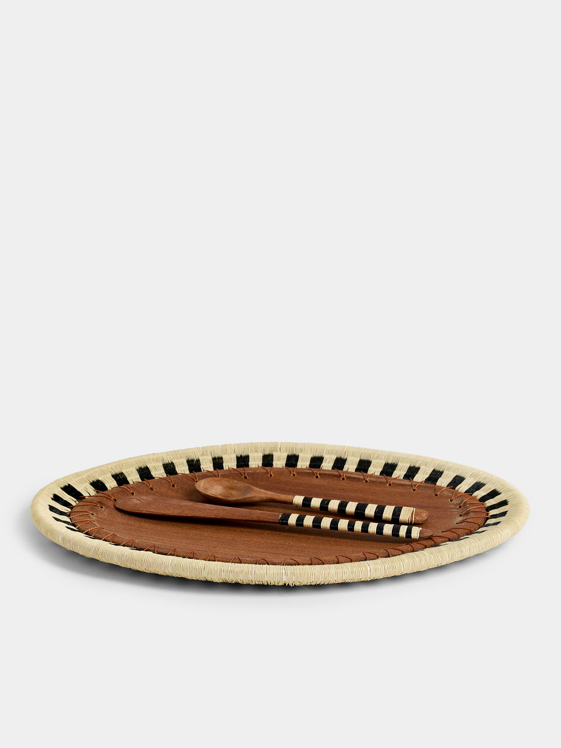 CasaLatina - Pacifico Werregue Palm and Wood Dish - Brown - ABASK