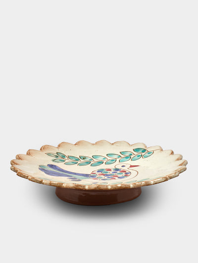 Anut Cairo - Chirpy Hand-Painted Ceramic Cake Plate -  - ABASK - 