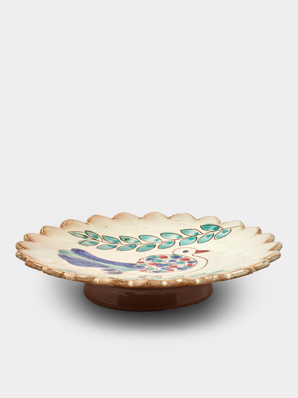 Anut Cairo - Chirpy Hand-Painted Ceramic Cake Plate -  - ABASK - 