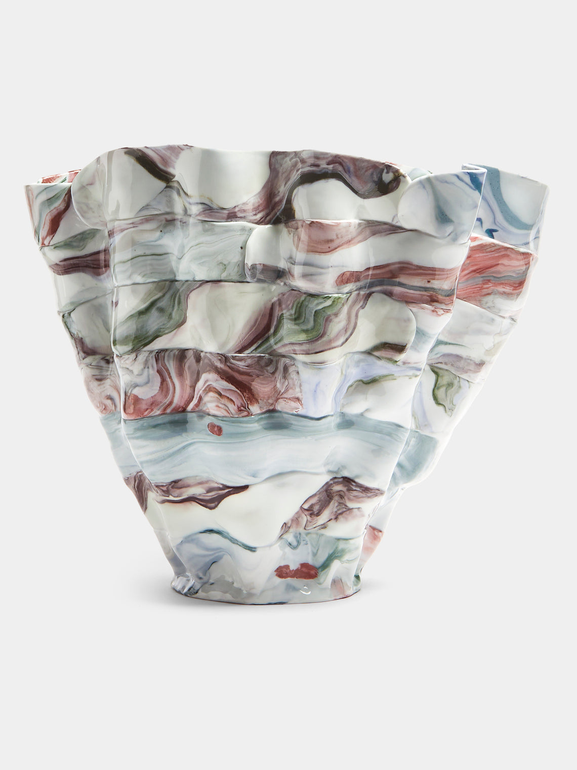 Luisa Maisel - Glossy Porcelain Vase (14in/36cm) - Multiple - ABASK - 