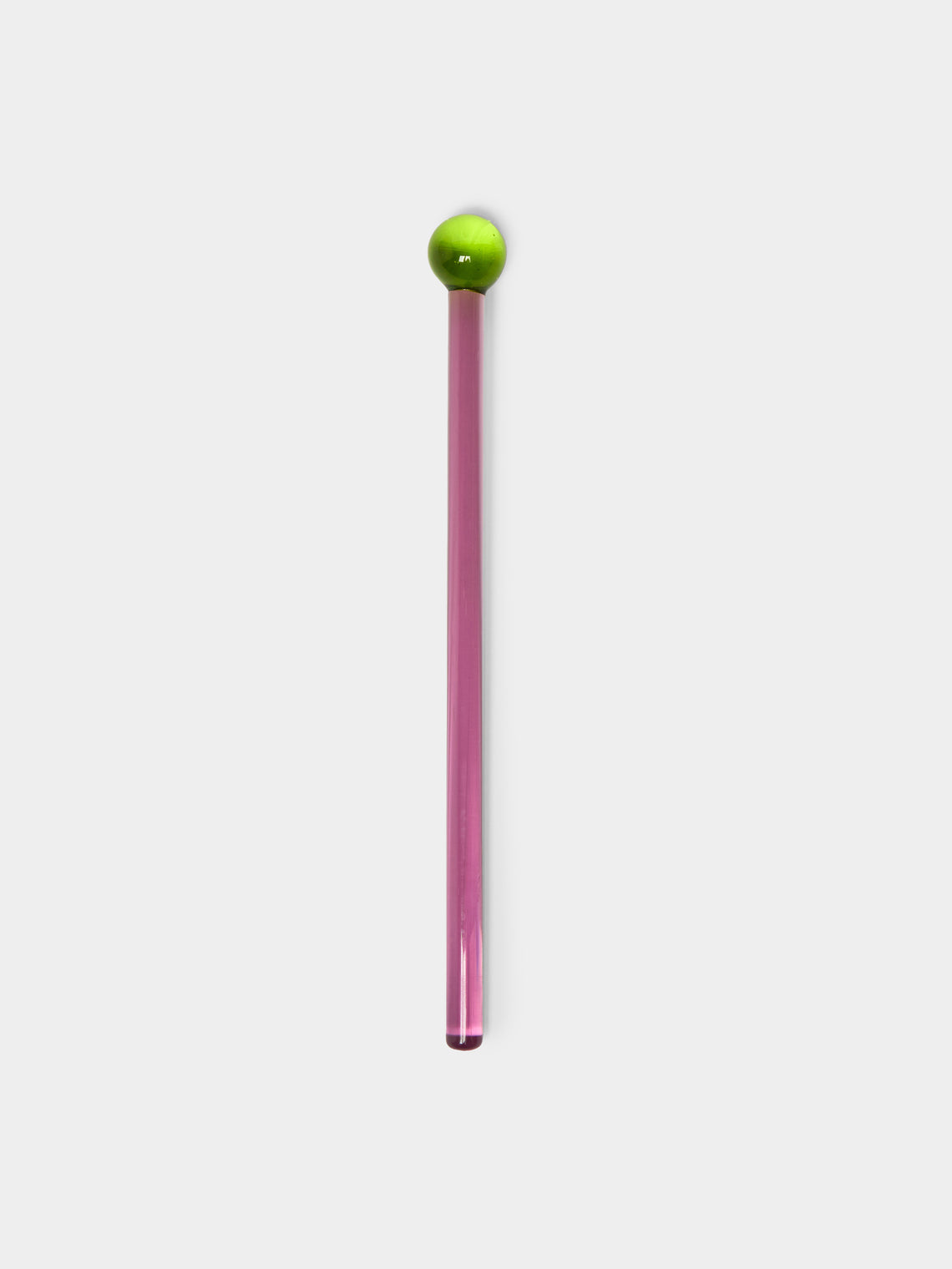 Classic Hand-Blown Murano Glass Cocktail Stirrers (Set of 6)