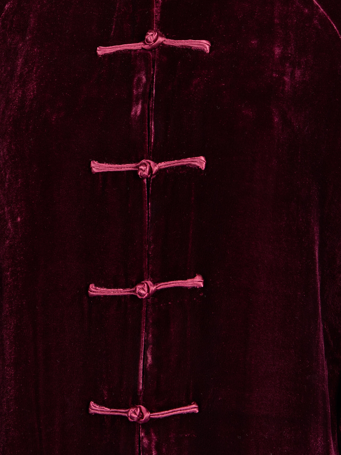 Yali Milano - Velvet Light Robe | Size: S - Red - ABASK