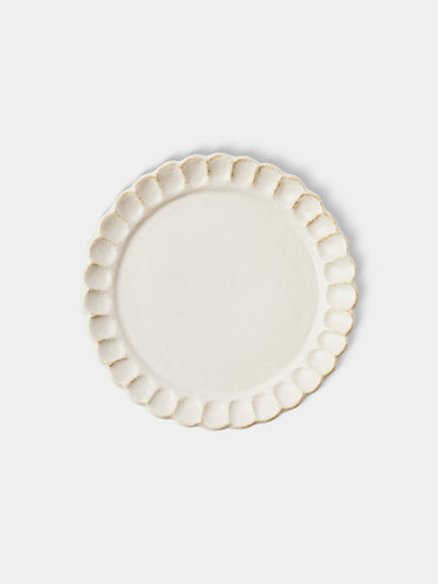 Kaneko Kohyo - Coco Ceramic Dessert Plates – 8in/20cm (Set of 4) - White - ABASK - 