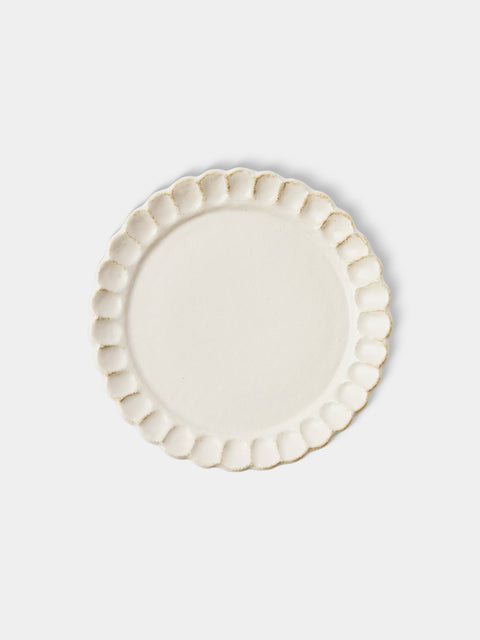 Kaneko Kohyo - Coco Ceramic Dessert Plates – 8in/20cm (Set of 4) - White - ABASK - 