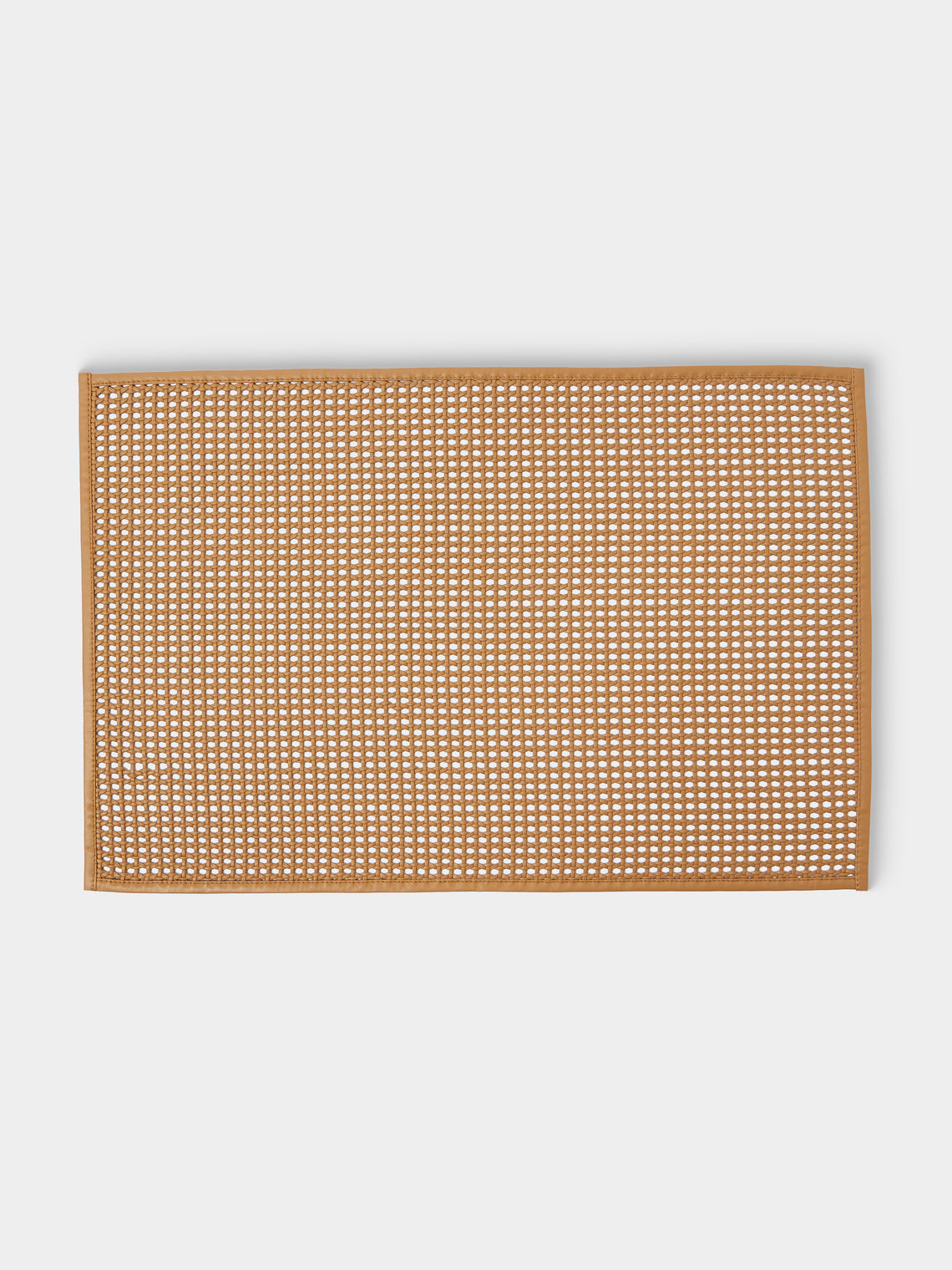 Pigment France - Pascale Plaited Leather Placemat - Brown - ABASK - 