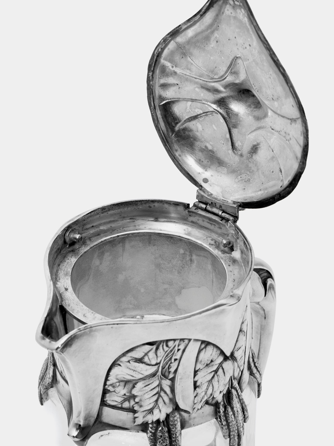 Antique and Vintage - 1900s Gallia Silver-Plated and Crystal Lemonade Jug - Silver - ABASK