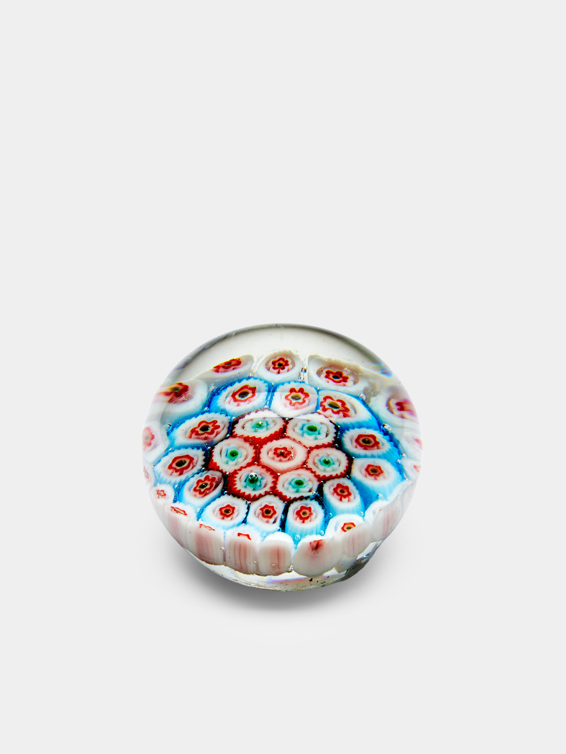 Antique and Vintage - 1930s Murano Glass Paperweight - Blue - ABASK - 