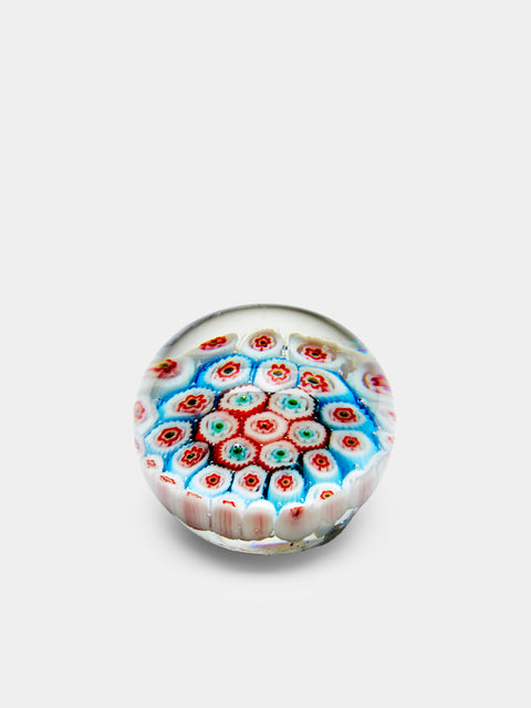 Antique and Vintage - 1930s Murano Glass Paperweight - Blue - ABASK - 