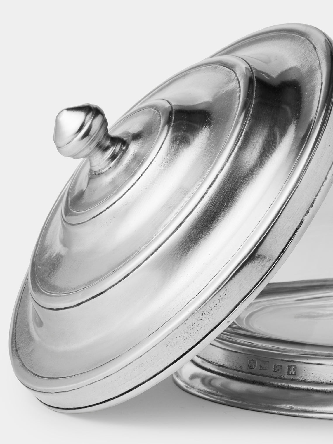 Cosi Tabellini - Bassano Pewter Biscuit Jar (118.5oz/3.5L) - Silver - ABASK