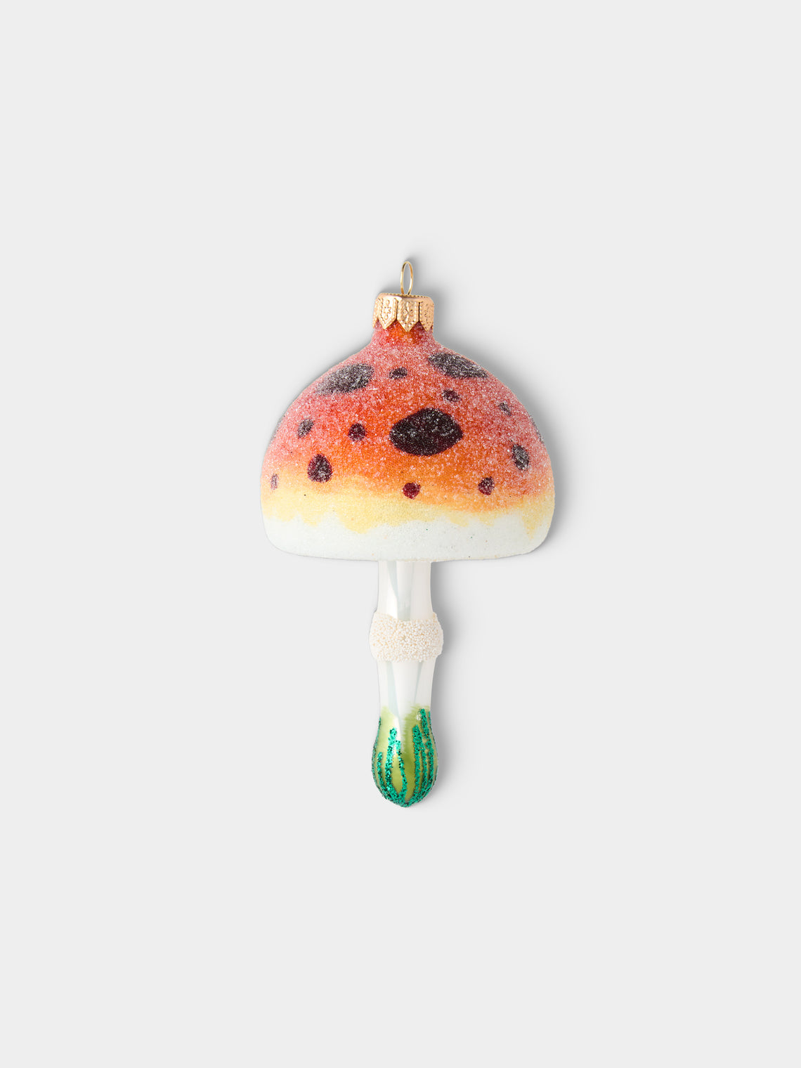 ABASK Decorations - Psychedelic Mushrooms Hand-Blown Glass Baubles (Set of 8) - Multiple - ABASK