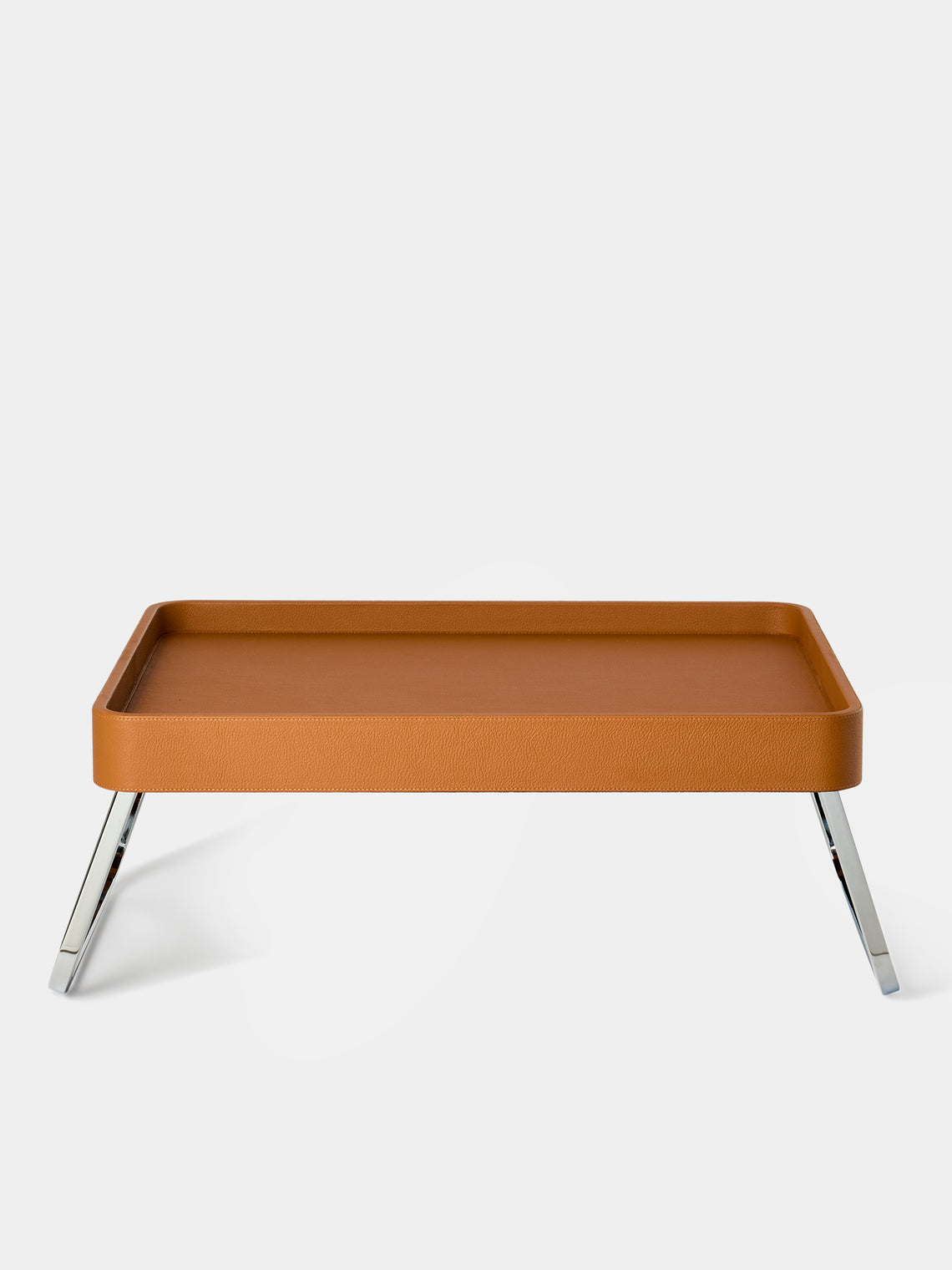 Giobagnara x Poltrona Frau - Leather Bed Tray (24in/61.5cm) - Tan - ABASK - 