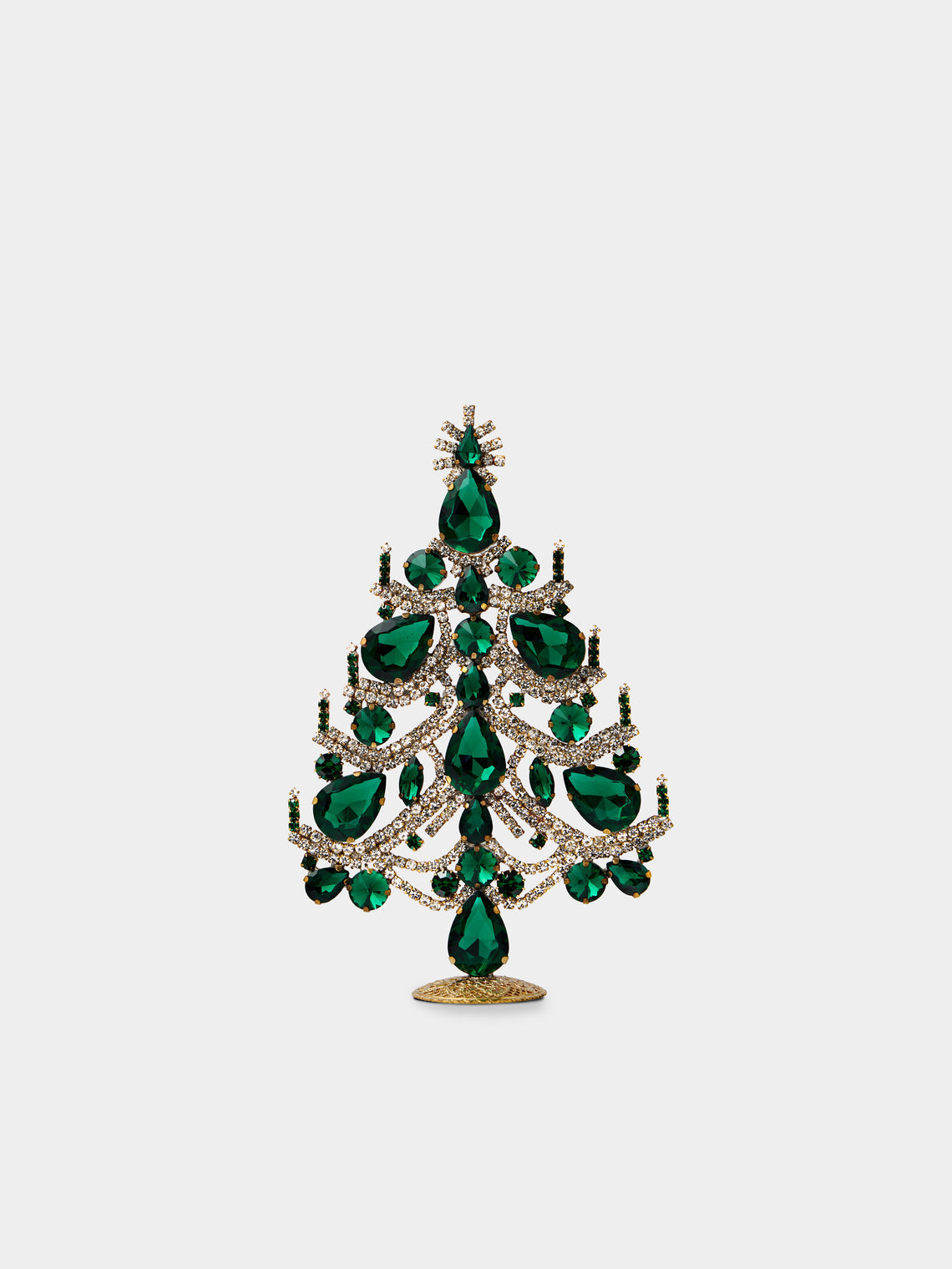 ABASK Decorations - Charming Czech Crystal Tree - Green - ABASK - 