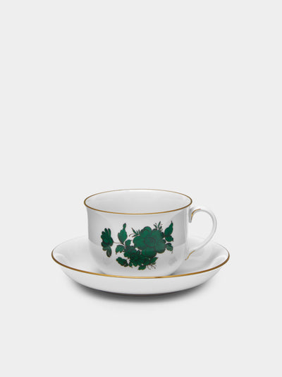 Augarten - Maria Theresia Hand-Painted Porcelain Coffee Cup and Saucer -  - ABASK - 