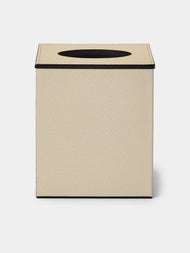 Pinetti - Leather Magnetic Tissue Box - Cream - ABASK - 