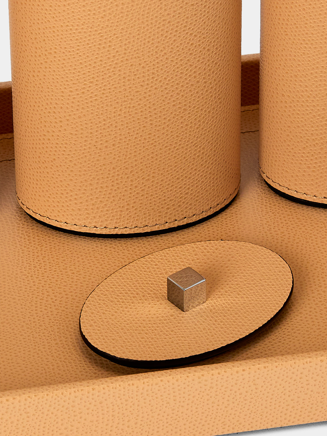 Pinetti - Poseidon Leather Bathroom Set - Beige - ABASK