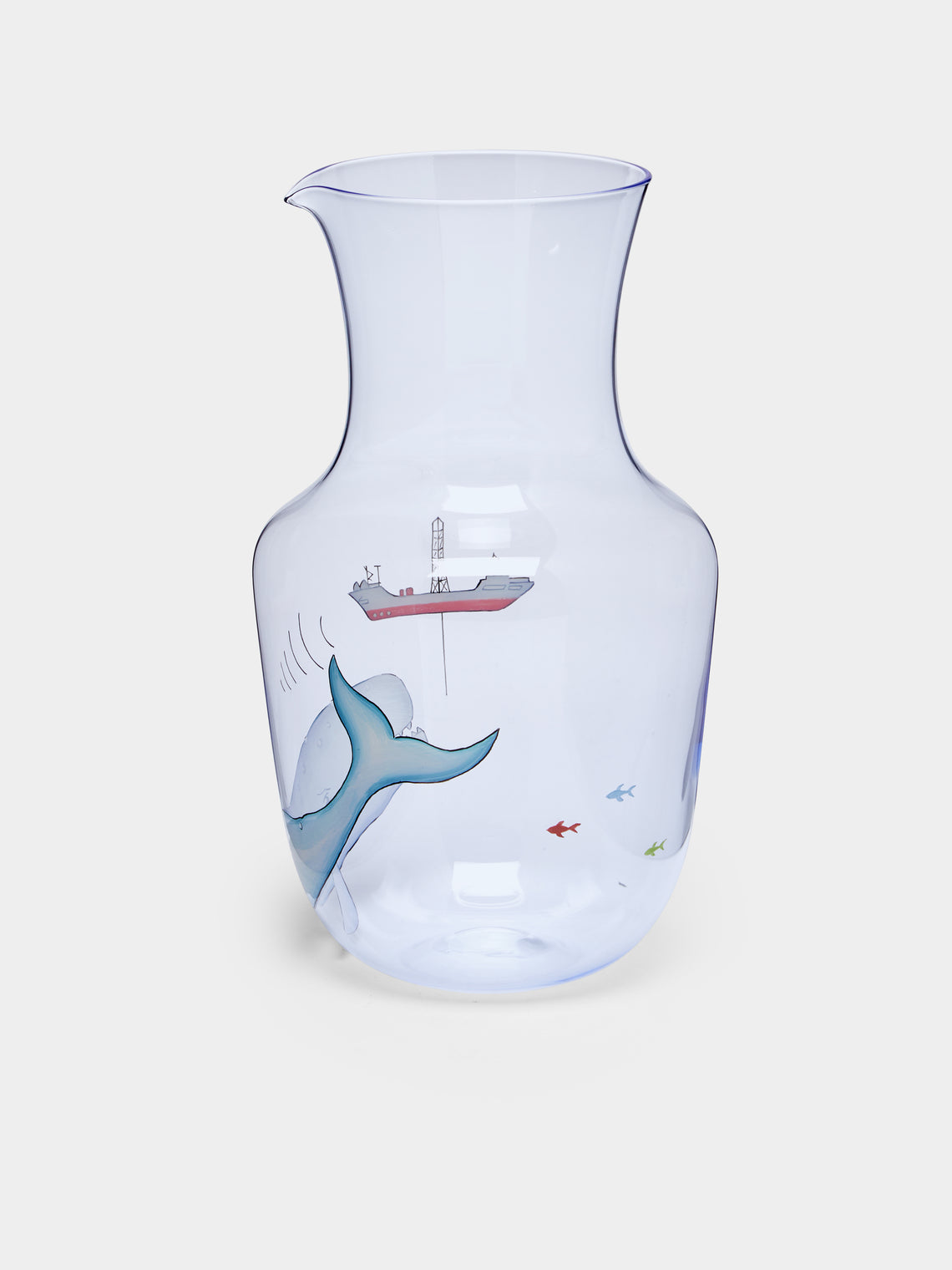 Lobmeyr - High Seas Hand-Painted Crystal Pitcher - Multiple - ABASK