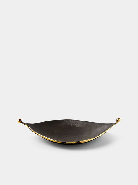 Carl Auböck - Leaf Brass Ashtray - Black - ABASK - 