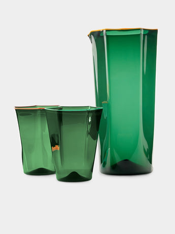 Giberto - Laguna Hand-Blown Murano Collection - Green - ABASK - 
