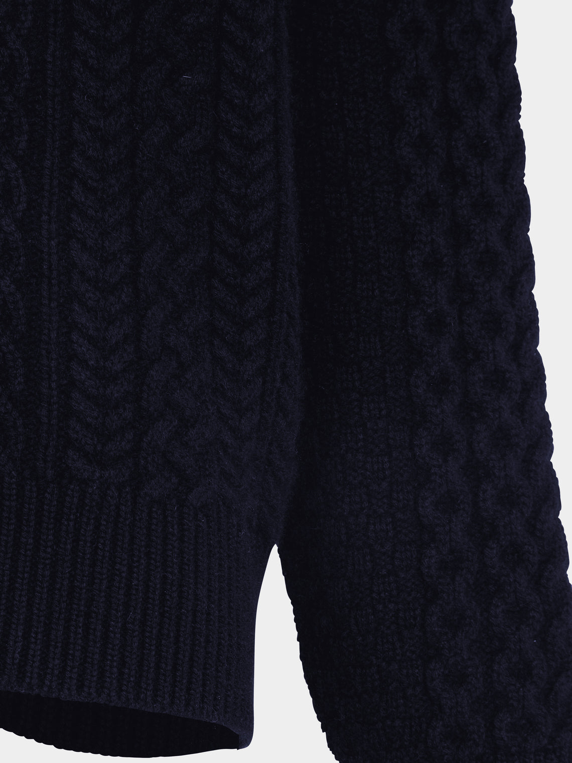 Ryan Roche - Cashmere Cable-Knit Crew-Neck Sweater -  - ABASK