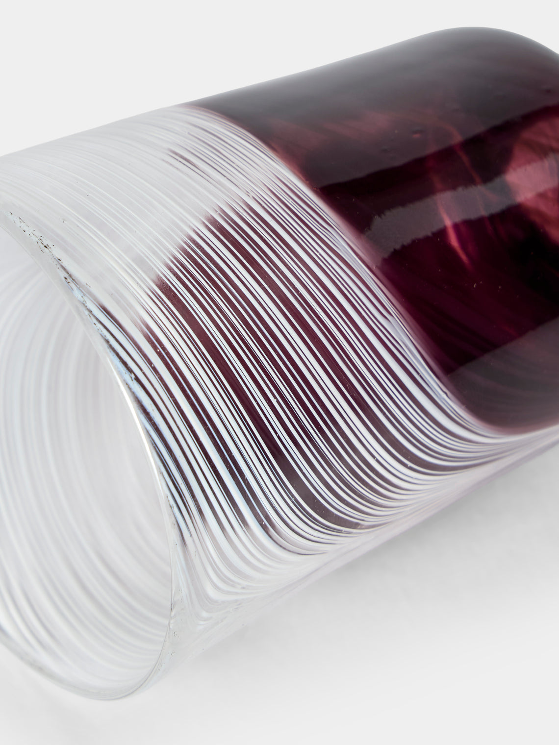 Droulers - Hand-Blown Murano Glass Tumbler - Purple - ABASK