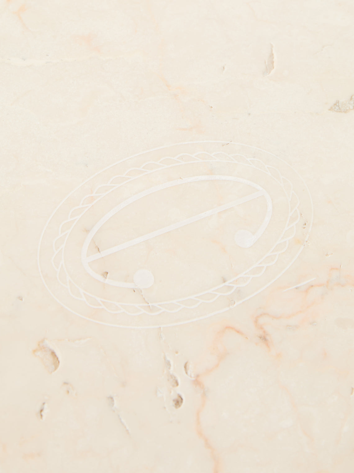 Anastasio Home - Juliet Marble Tray (9.5in/24cm) - White - ABASK