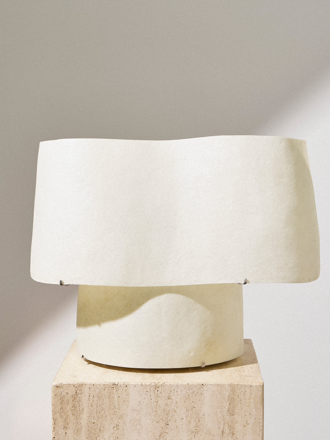 Kilzi - The Mush Fiberglass Low Table Lamp - Ivory - ABASK