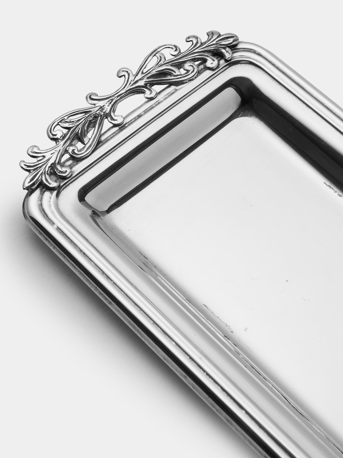 Antique and Vintage - Early 20th Century Small Pen Tray Solid - Silver - ABASK