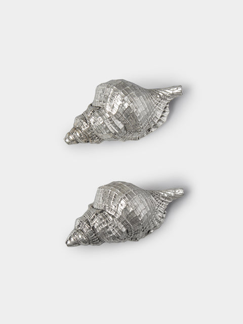 Jarosinski & Vaugoin - Shell Sterling Silver Salt and Pepper Shakers (Set of 2) -  - ABASK