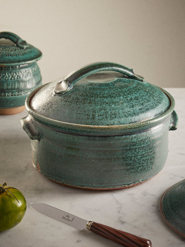 Matthew Foster - Ceramic Medium Casserole Dish - Green - ABASK