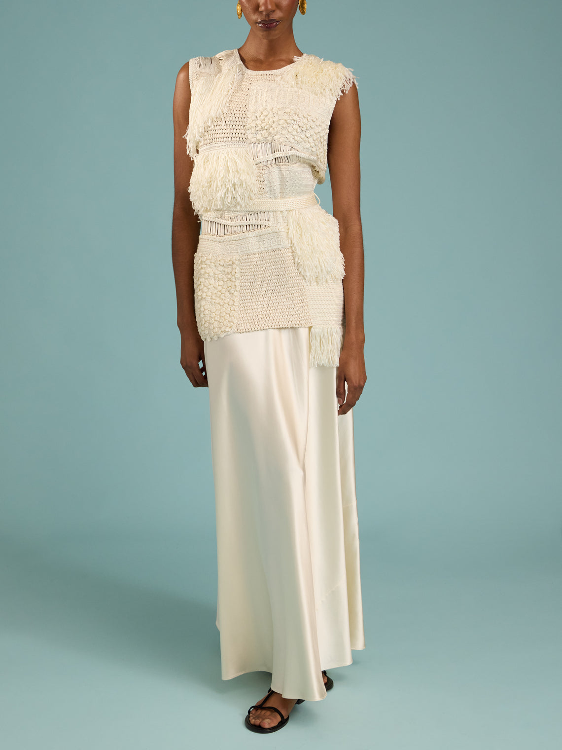 Heirlome - Laia Silk Top | Size: S - Cream - ABASK