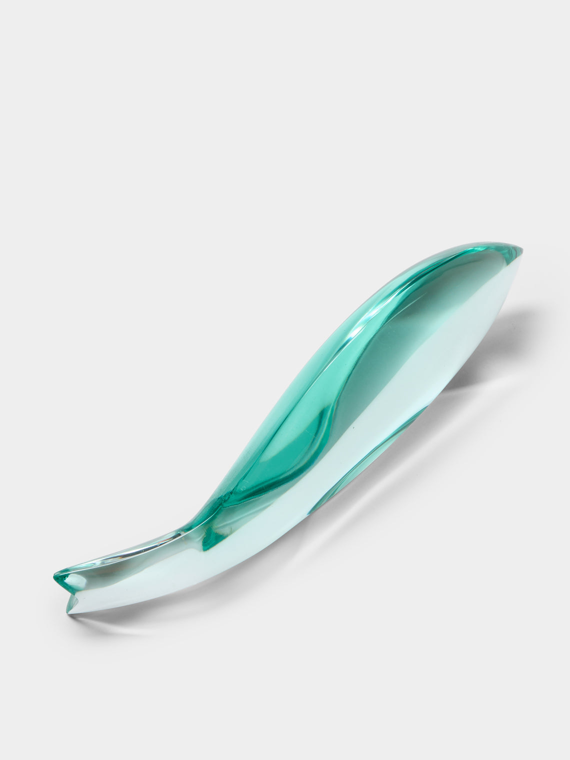 Antique and Vintage - 1950s Fontana Arte Glass Fish Sculpture - Clear - ABASK