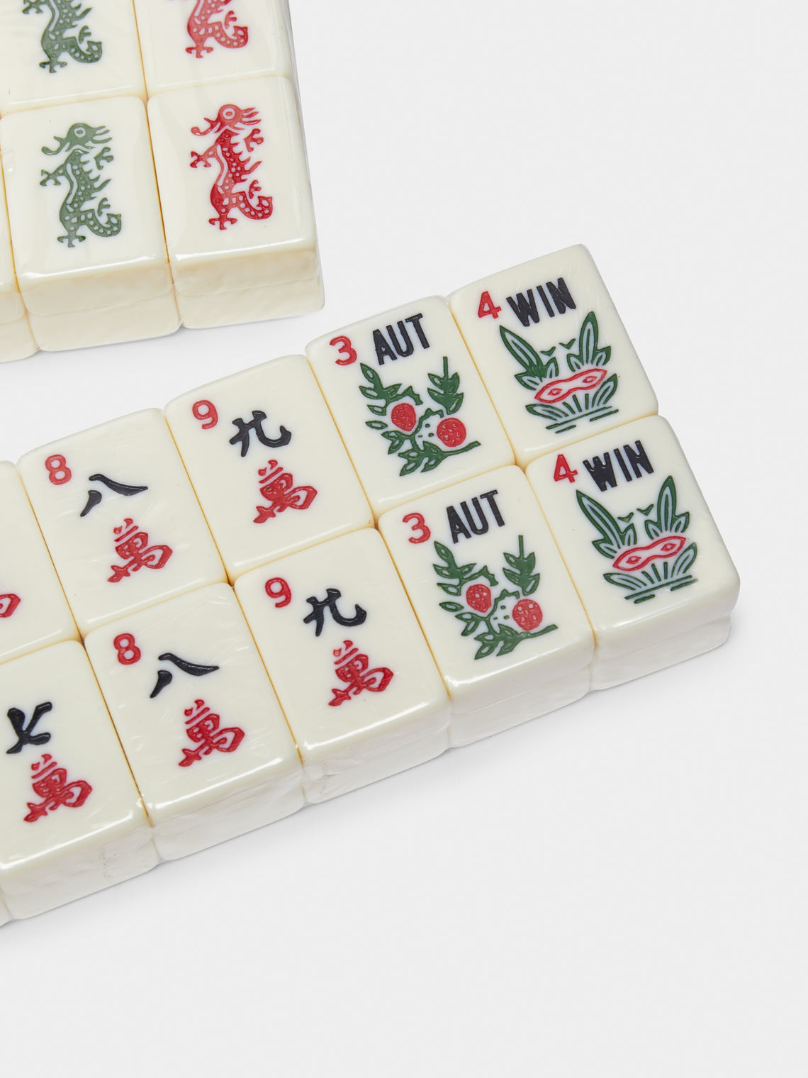 Agresti - Walnut Mahjong Set -  - ABASK
