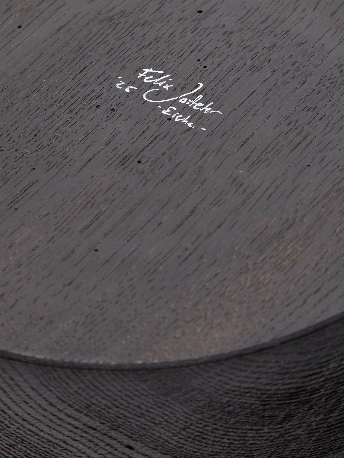 Felix Votteler - Wood Squared Vase - Black - ABASK