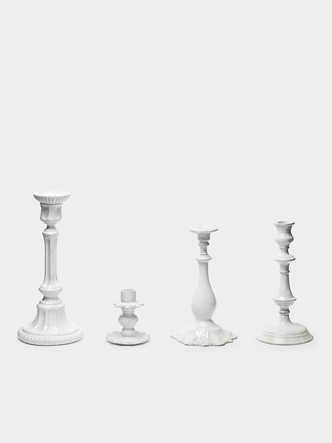 Astier de Villatte - Gigi Hand-Glazed Ceramic Candlestick -  - ABASK